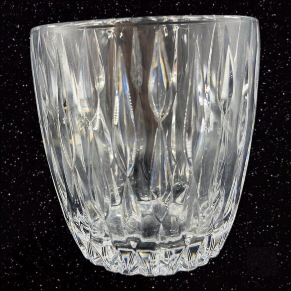 Marquis by Waterford Rainfall Crystal Ice Bucket Clear Thick Glass Vintage - Picture 13 of 13
